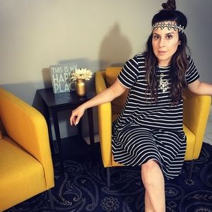 LLR Black & White Stripe Carly